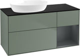 Villeroy & Boch Finion Waschtischunterschrank 1200 mm Glossy White Lacquer mit LED-Beleuchtung