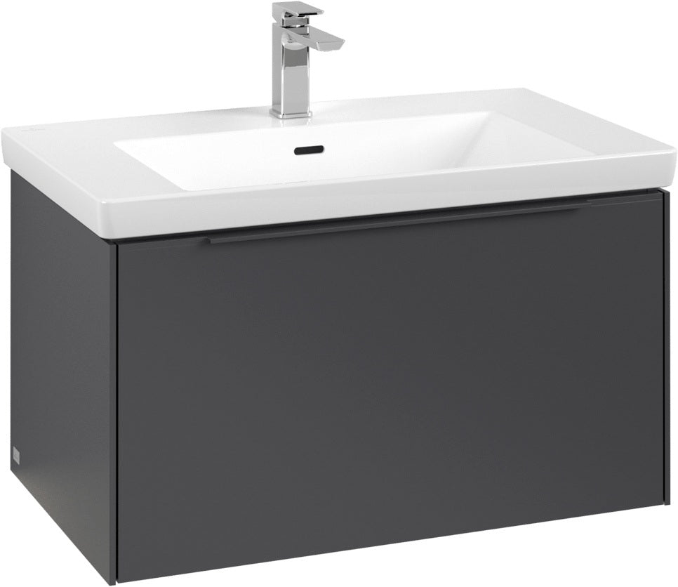 Villeroy & Boch Waschtischunterschrank Subway 3.0 C 573L0 Brilliant White mit Beleuchtung