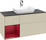 Villeroy & Boch Finion Waschtischunterschrank 1200 mm Glossy White Lacquer mit Beleuchtung