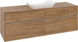 Villeroy & Boch Waschtischunterschrank Collaro C120 B0 1600 mm Kansas Oak mit Beleuchtung