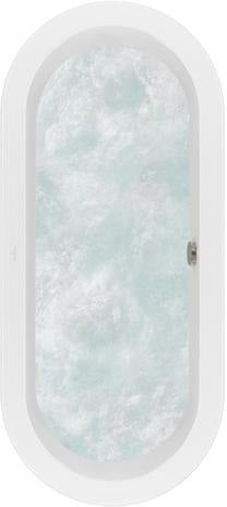 Villeroy & Boch Whirlpool Badewanne Loop & Friends LFO 1800x800 mm Oval Combipool Comfort Weiß Alpin