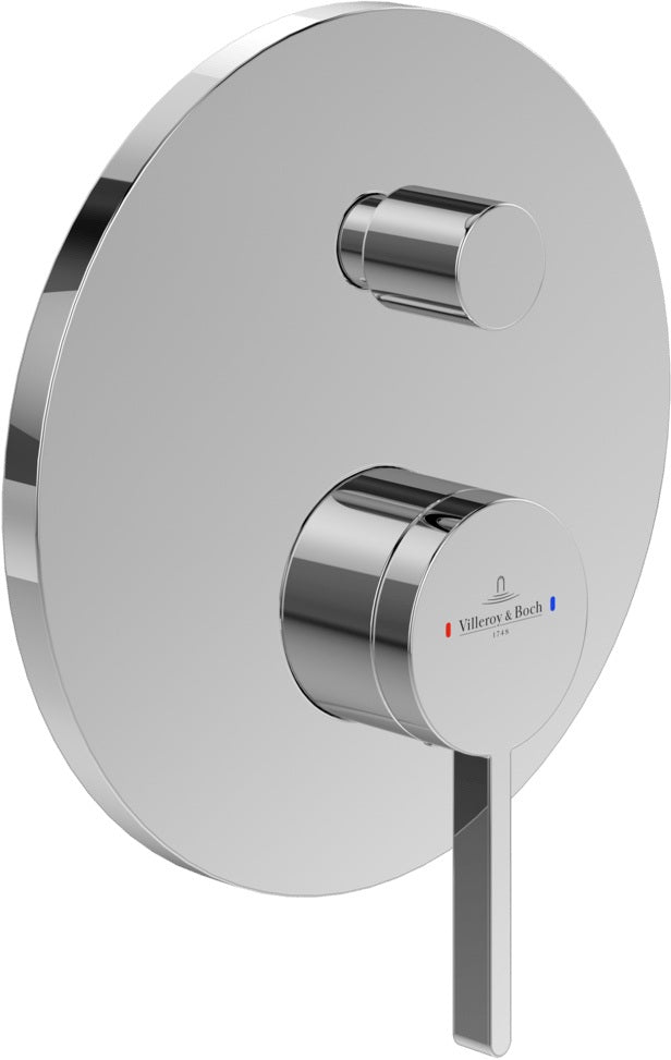 Villeroy & Boch Dawn Einhand-Wannenbatterie TVS106353110 Unterputz Chrom Rund