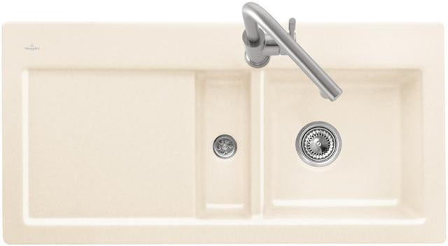 Villeroy & Boch Subway 60 flat Flächenbündige Spüle Ivory CeramicPlus 965x475 mm