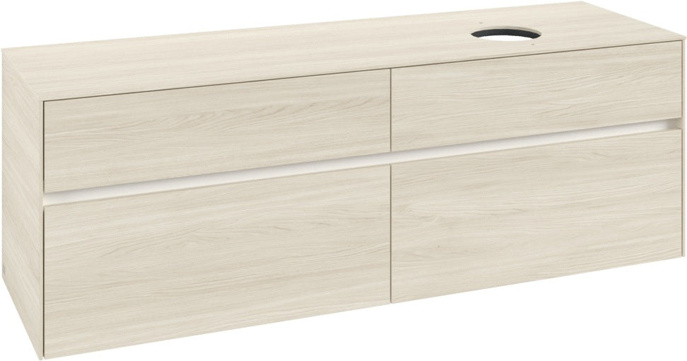 Villeroy & Boch Waschtischunterschrank Collaro C051 1600 mm White Oak mit SoftClosing