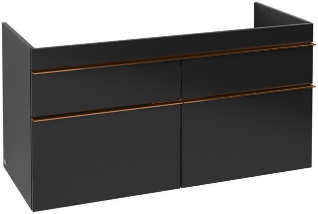 Villeroy & Boch VENTICELLO Waschtischunterschrank 1153 mm Santana Oak mit 4 Auszügen und Glasabtrennungen