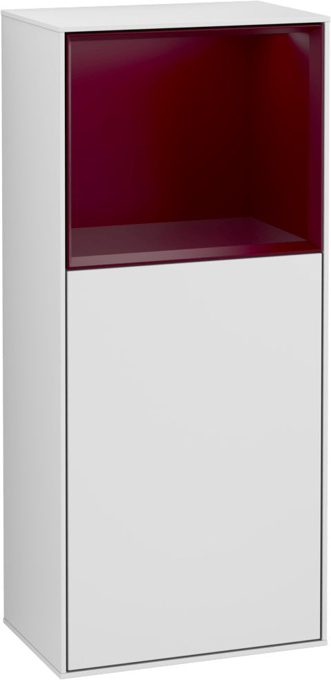Villeroy & Boch Finion Seitenschrank G510GF, 418 mm, Glossy White Lacquer, mit Beleuchtung