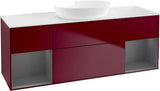Villeroy & Boch Finion Waschbeckenunterschrank 1600 mm Glossy White Lacquer – mit LED-Beleuchtung