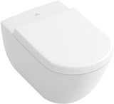 Villeroy & Boch WC-Sitz Subway mit SoftClosing und QuickRelease, Duroplast, Weiß Alpin