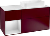 Villeroy & Boch Finion Waschbeckenunterschrank 1200 mm Glossy White Lacquer mit LED-Beleuchtung