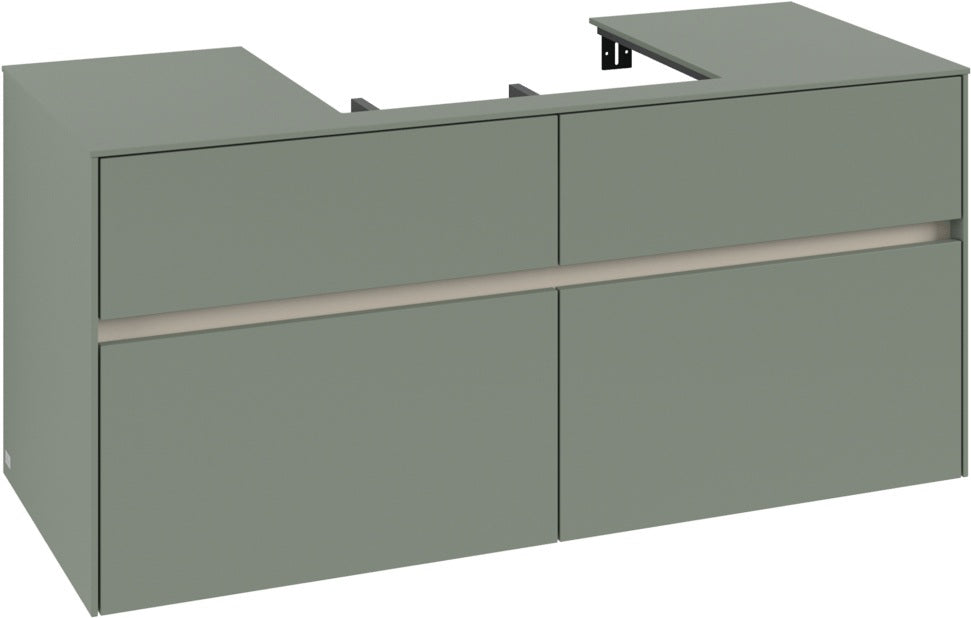 Villeroy & Boch Waschtischunterschrank Collaro C081 1200 mm White Oak mit 4 Auszügen und SoftClosing