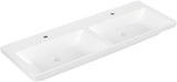 Villeroy & Boch Subway 3.0 Schrank-Doppelwaschtisch 1300 mm Weiß Alpin, ohne Überlauf