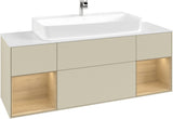 Villeroy & Boch Finion Waschtischunterschrank 1600 mm Glossy White Lacquer mit Beleuchtung