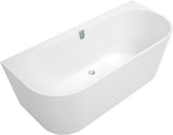 Villeroy & Boch Vorwand-Badewanne Oberon 2.0 1800x800mm Weiß Alpin aus Quaryl