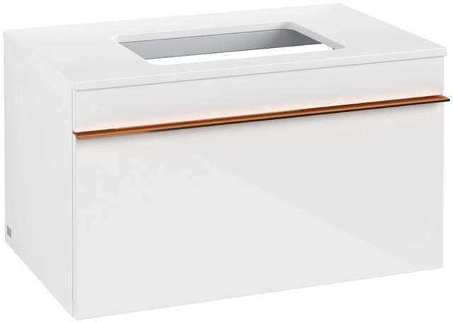 Villeroy & Boch Venticello Waschtischunterschrank 757 mm Glossy White mit Auszug