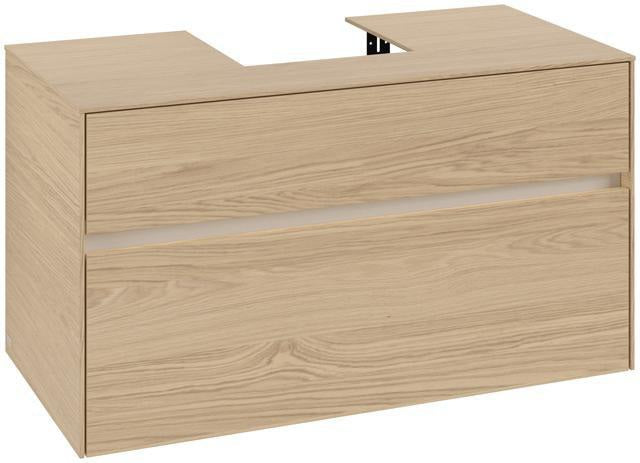 Villeroy & Boch Waschtischunterschrank Collaro 1000 mm Nordic Oak mit LED-Beleuchtung und SoftClosing
