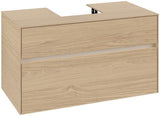 Villeroy & Boch Waschtischunterschrank Collaro 1000 mm Nordic Oak mit LED-Beleuchtung und SoftClosing