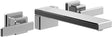 Villeroy & Boch Mettlach 3-Loch-Waschtischarmatur eckig Chrom mit AirPlus und AquaSmart
