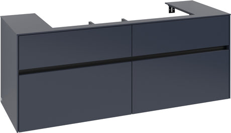 Villeroy & Boch Waschtischunterschrank Collaro C092 B0 1400 mm White Oak mit Beleuchtung