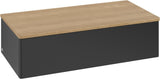Villeroy & Boch Antao Sideboard 1000 mm, Anthracite Matt Lacquer, mit Auszug & LED-Beleuchtung