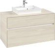 Villeroy & Boch Waschtischunterschrank Collaro C016 B0 1000 mm White Oak mit LED-Beleuchtung