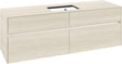 Villeroy & Boch Waschtischunterschrank Collaro C120 B0 1600 mm White Oak mit LED-Beleuchtung
