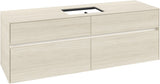 Villeroy & Boch Waschtischunterschrank Collaro C120 B0 1600 mm White Oak mit LED-Beleuchtung