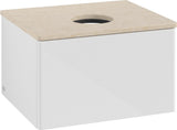 Villeroy & Boch Antao Waschbeckenunterschrank 600 mm Glossy White Lacquer mit LED-Beleuchtung