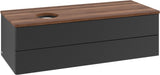 Villeroy & Boch Antao Waschtischunterschrank 1200 mm Anthrazit Matt mit 2 Auszügen