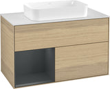 Villeroy & Boch Waschtischunterschrank Finion G241GF Glossy White Lacquer 1000 mm mit Beleuchtung