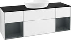 weiß / Mitteldichte Faserplatte (MDF) / GD02H G 1600x603x501mm Glossy White