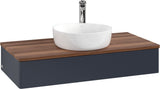 Villeroy & Boch Waschbeckenunterschrank Antao 1000 mm Anthrazit Matt Lack mit Beleuchtung