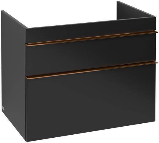 Villeroy & Boch VENTICELLO Waschtischunterschrank 753 mm Santana Oak mit 2 Auszügen und Glasabtrennungen