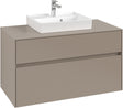 Villeroy & Boch Waschtischunterschrank Collaro C016 Taupe 1000 mm mit SoftClosing