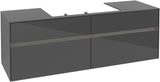 Villeroy & Boch Waschtischunterschrank Collaro C028B0 1600 mm Glossy Grey mit LED-Beleuchtung