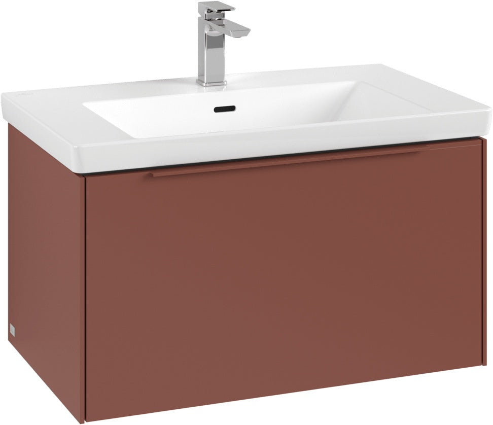 Villeroy & Boch Waschtischunterschrank Subway 3.0 C 573L0 Brilliant White mit Beleuchtung