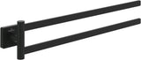 Villeroy & Boch Handtuchhalter Elements - Striking, zweiarmig, schwenkbar, Chrom, 432 mm