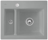 Villeroy & Boch Einbauspüle Subway 60 XM Keramik Ebony CeramicPlus 620x510mm