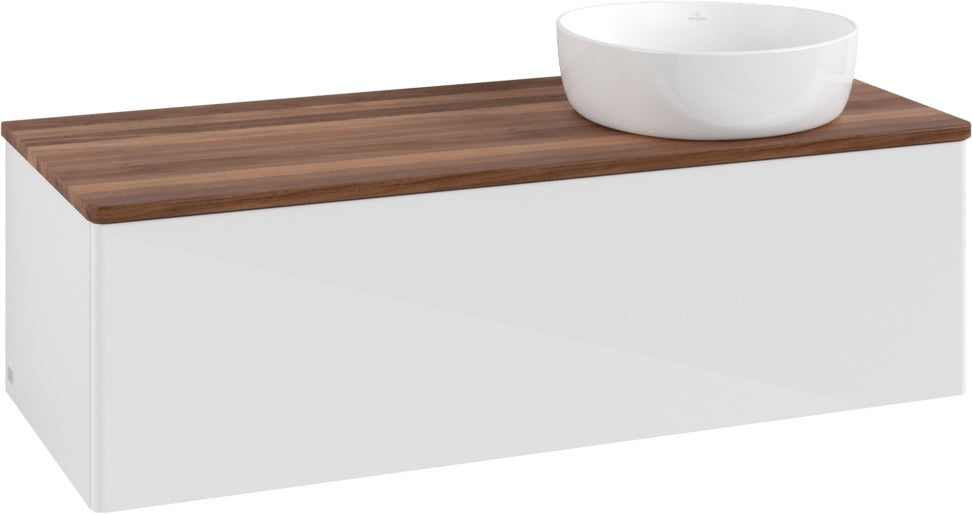 Villeroy & Boch Waschtischunterschrank Antao K34011 1200 mm Glossy White Lacquer