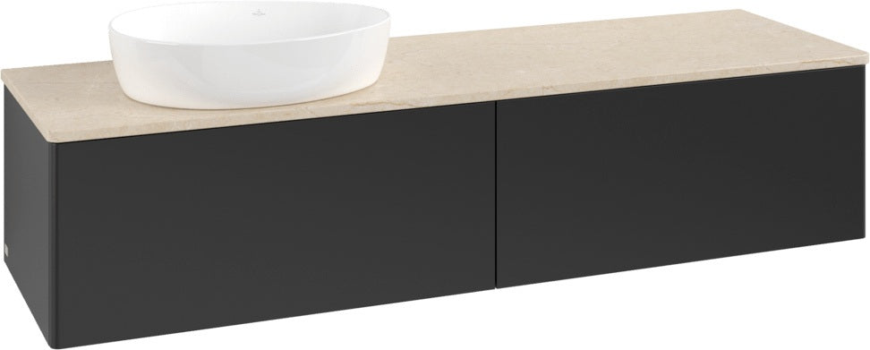 Villeroy & Boch Antao Waschtischunterschrank 1600 mm Anthracite Matt Lacquer mit LED-Beleuchtung