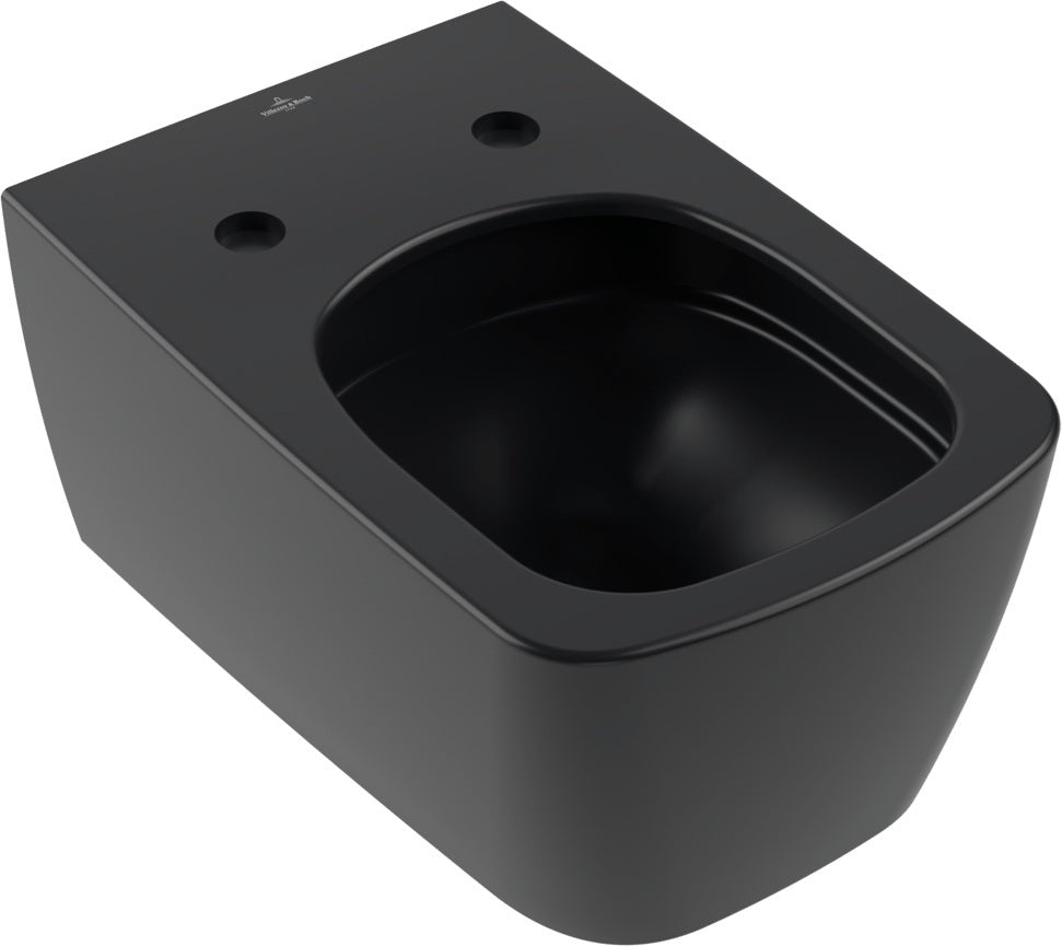 Villeroy & Boch Subway 3.0 Tiefspül-WC spülrandlos Pure Black CeramicPlus 370 mm