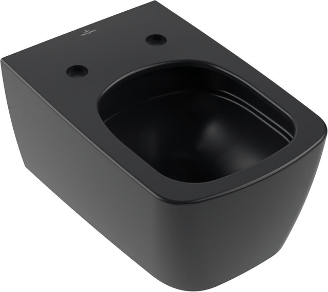 Villeroy & Boch Subway 3.0 Tiefspül-WC spülrandlos Pure Black CeramicPlus 370 mm