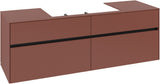Villeroy & Boch Waschtischunterschrank Collaro C028 B0 1600 mm White Oak mit LED-Beleuchtung und SoftClosing
