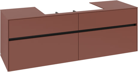 Villeroy & Boch Waschtischunterschrank Collaro C028 B0 1600 mm White Oak mit LED-Beleuchtung und SoftClosing