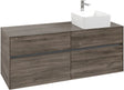 Villeroy & Boch Waschtischunterschrank Collaro C04700 1400 mm Stone Oak mit 4 Auszügen