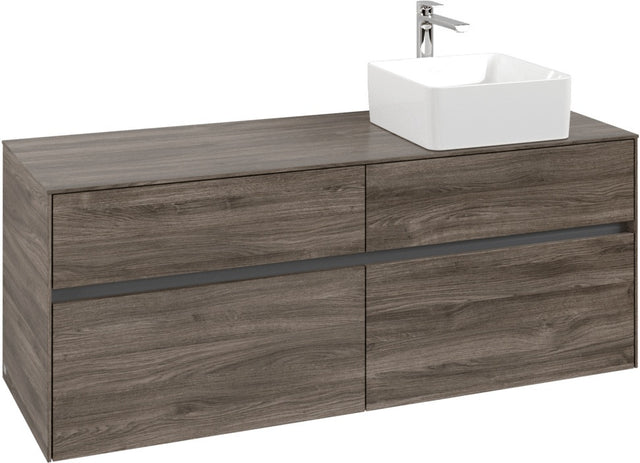 Villeroy & Boch Waschtischunterschrank Collaro C04700 1400 mm Stone Oak mit 4 Auszügen