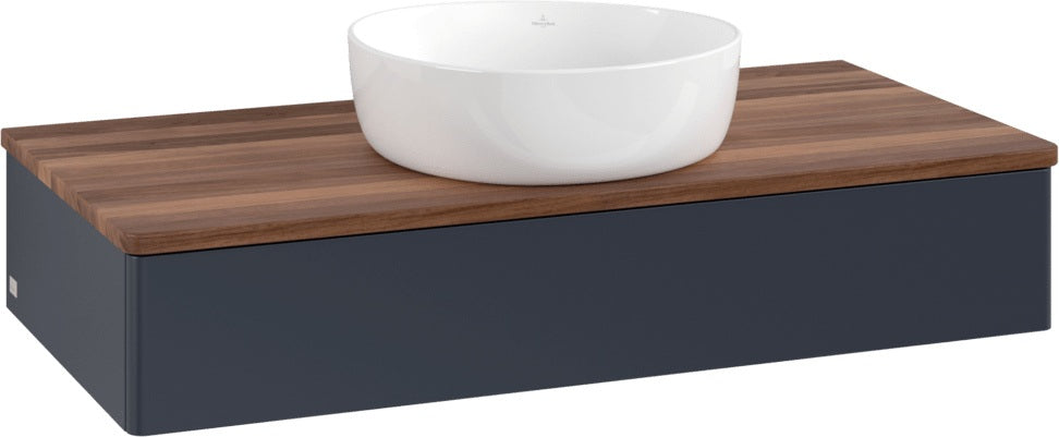 Villeroy & Boch Waschtischunterschrank Antao 1000 mm Anthrazit Matt Lack mit Push-to-Open