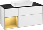 weiß / Mitteldichte Faserplatte (MDF) / G292H F 1200x603x501mm Glossy White