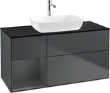 Villeroy & Boch Finion Waschtischunterschrank 1200 mm Glossy White Lacquer mit Beleuchtung