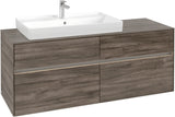 Villeroy & Boch Waschtischunterschrank Collaro C089 B0 1400 mm Stone Oak mit Beleuchtung