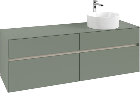 Villeroy & Boch Waschtischunterschrank Collaro C051 B0 1600 mm White Oak mit Beleuchtung und SoftClosing